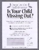 Click for a larger image of this black and white copier-friendly English flyer.