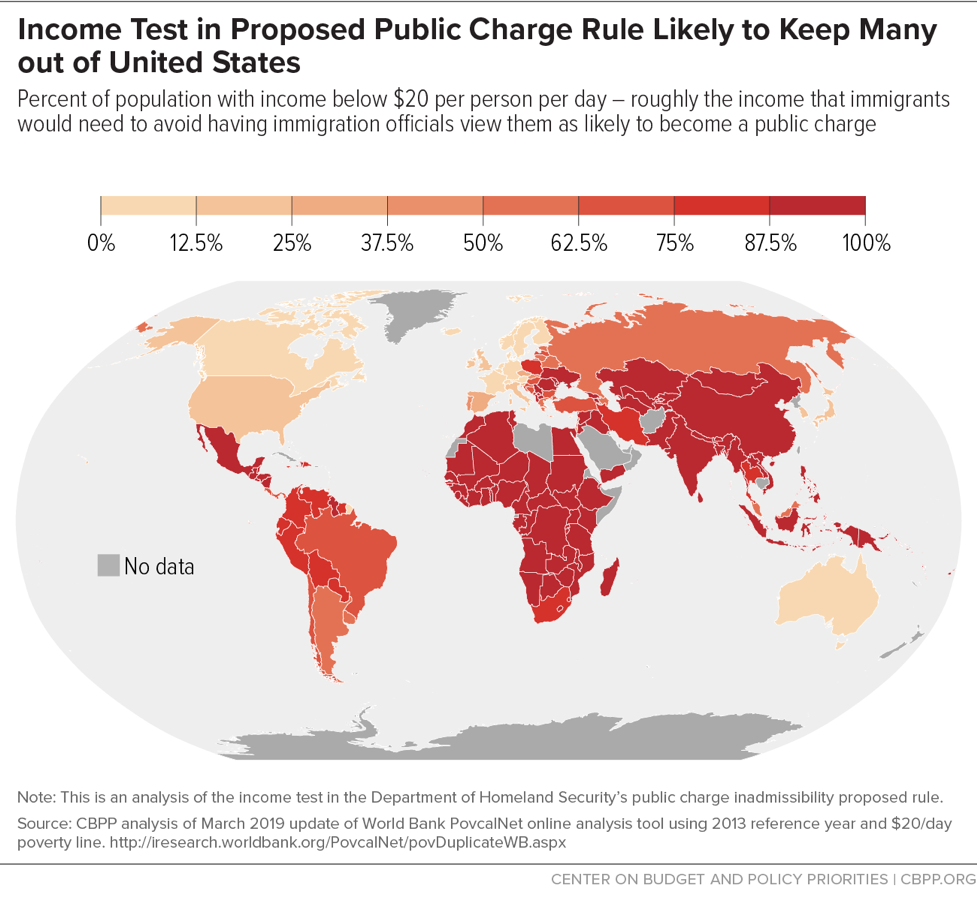 Income Test in Proposed Public Charge Rule Likely to Keep Many out of United States