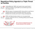 Republican Policy Agenda Is a Triple Threat to Families