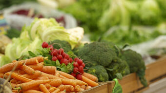 Vegetables in market